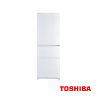 【TOSHIBA】366L玻璃三門變頻冰箱 GR-RB469WE-PGT_全國電子