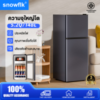 Refrigerator ตู้เย็น ตู้เย็นเล็ก 5.2 คิว ตู้เย็นขนาดเล็ก ตู้เย็นมินิ ตู้เย็น 2 ประตู ความจุ 148 ลิ