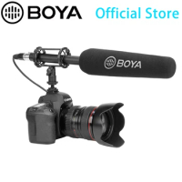 BOYA BY-PVM3000S Professional Supercardioid Shotgun Microphone Kit Aluminum for Video Recording Interview Broadcast Filmmking