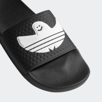 adidas 愛迪達 Shmoofoil Slide 男女鞋 運動休閒 拖鞋 涼鞋 游泳 聯名 愛迪達 黑 白(FY6849)