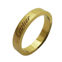 【二手名牌BRAND OFF】Cartier 卡地亞 C DE CARTIER 18黃K金 戒指 #47