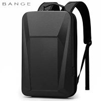 Bange Bange BG7682 Tas Laptop Kerja Ransel Backpack Pria Lock TSA 15.6 Inc - BLACK