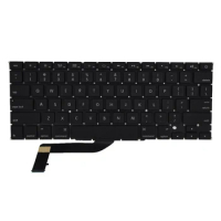 A1398 Laptop Keyboard for 2013-2015 Apple Macbook Pro Retina A1398 15 Inch Laptop Replacement Keyboard (US Layout)