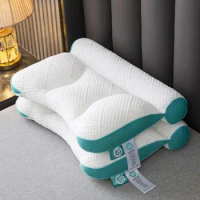 60*40cm Ergonomic Neck Support Pillow Cervical Protection Memory Foam Pillows For Side Back &amp; Stomach Sleepers Neck Rest Bedroom