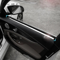 Car Window Car Door Interior strip Decorative Covers Stickers For Mercedes Benz E Class W213 E200L Car Styling Trim Accessories