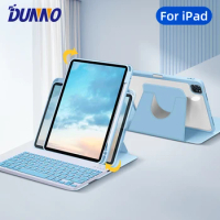 Rotatable Keyboard Case For iPad Pro 11 Air 4 Air 5 10.9 For iPad 10th Generation 7/8/9th 10.2 Air 3 Pro 10.5 Smart Back Cover