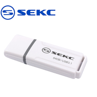 【SEKC】SDU50 USB3.1 64GB高速隨身碟 經典白
