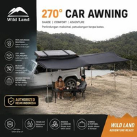 Wild Land 270 derajat Car Awning/Kanopi Mobil cocok untuk camping atau kegiatan outdoor