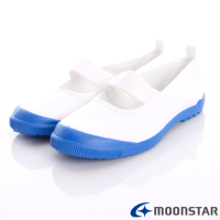 日本Carrot 機能童鞋-日本製室內鞋M015藍白(中小童段)