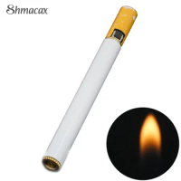 Creative Cigarette Lighters Mini Torch Butane Jet Gas Lighter Smoking Accessories for Friends (Without Gas)