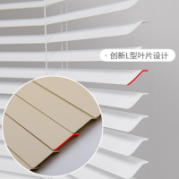 新pvc百葉窗簾免打孔半遮光衛生間辦公室廚房百葉簾加厚升降窗簾