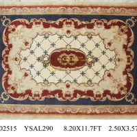 Top Fashion Tapete Details About 8.2' X 11.7' Hand-knotted Thick Plush Savonnerie Rug Carpet Made To Order ysal290gc88savyg2