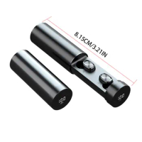 Bluetooth 5 0 TWS True Wireless Earbuds with Built-in Mic LED Digital Power Display Noise Cancelling Earphone