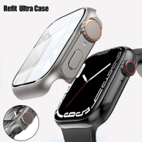 PC Cover for Apple Watch Case 8 7 6 SE 5 4 44mm 45mm 40mm 41mm Firm Appearance Upgrade Apple Watch Ultra 49mm Turning Into Ultra