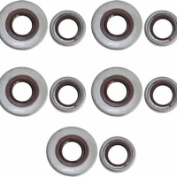 5 Sets 382 Big &amp; Small Crankshaft Oil Seal Sealing Cylinder Crankcase Gasket Kit Fit For Stihl MS382 Chainsaw Garden Tools Parts