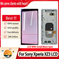 6.0" Original Not New For SONY Xperia XZ3 LCD Touch Screen With Frame H9436 H8416 H9493 LCD With Small Black Spot Replacement