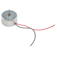 RF-300CA/RC-300 motor elektrik mini bulat 24 mm dengan poros 2 mm, kelajuan 10,300 RPM, serasi denga