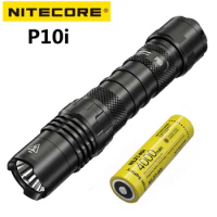NITECORE P10i 1800 Lumens Tactical Flashlight ULTRA COMPACT Luminus SST-40-W LED Torch Type-C Rechargeable with 4000mah Battery