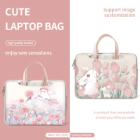Laptop Sleeve PU Laptop Bag Multifunction Case 12 13 14 15 17 inch Handle Bag Cute Carrying Bag For Macbook/Dell/HP/Asus/Acer
