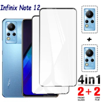 Screen Protector For infinix note 12 Tempered Glass infinixnote12 infinix12 Lens Glass For iInfinix note12 Glass pelicula