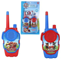 PAW Patrol Toys Walkie Talkies Set Children Walkie Radio Cartoon Kids Radio Interphone Parent-child Toys Outdoor Phone Game Gift