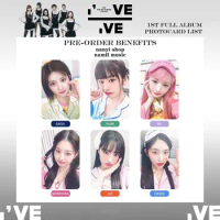 KPOP IVE Pajama Phtocards I AM Album Selfie LOMO Cards WonYoung YuJin Namail Music Pre-Order Benefits Cards DIVE Fans Gifts