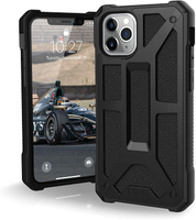 【美國代購】UAG 專為 iPhone 11 Pro [5.8 吋螢幕] Monarch 羽毛輕盈堅固 [黑色] 軍用墜落測試 iPhone 保護套