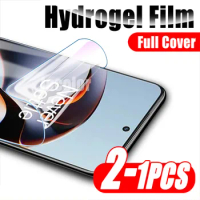 1-2PCS Safety Hydrogel Film For Oneplus Ace 2 2v Racing Pro Screen Gel Protector Not Protective Glass For One Plus Ace2 Ace2v