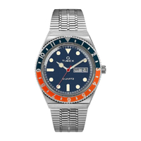 TW2U61100 Q Timex Reissue นาฬิกาข้อมือผู้ชาย สีเงิน