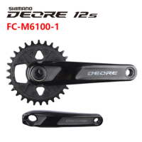 Shimano DEORE M6100 Crankset FC-M6100-1 For MTB Mountain Bike 12s Bike Crankset Suitable For 142 mm / 148 mm O.L.D. Frame 1x12s