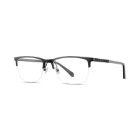 Parim Eyewear Kacamata Pes Half Frame - Hitam