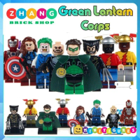Đồ chơi Xếp hình Reverse Flash gồm Green lantern Wolverine - Parallax Peggy Carter - Iron Man Minifi