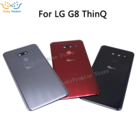For LG G8 ThinQ Battery cover Door G820 G820N G820QM7 LMG820UM2 Rear Housing Back Case With Adhesive Replacement Part