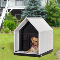 Outdoor Dog House, Sun Protection Dog Houses for Small Medium Large Sized Dogs,Weatherproof Dog House for Easy Cleaning