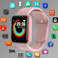 New label Smart Electronic Watch For iPhone Xiaomi Sport Fitness Pedometer Color Screen Add wallpapers Watches Men Women Kids