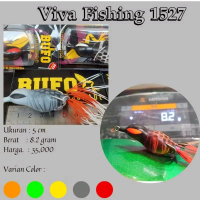 Bufo softfrog gagak + soft frog + umpan casting + umpan gabus + lure