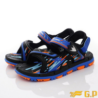 GP 涼拖鞋-排水磁扣童涼鞋款G1623B-20藍(中小童段)