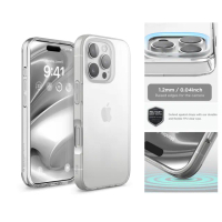 【Elago】iPhone 16/Plus/Pro/Pro Max Hybrid防摔邊框透明手機殼(透明殼 好拆裝 防撞 包覆感強)