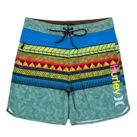 Hurley Foreign Trade Men's Printed Surfing Beach Pants   Casual plus Size Loose Shorts   Bodybuilding Fitness Game Pants