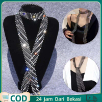 Neck Ribbon Festival Accessories Necklace Ribbon Neck Ribbon Necklace Dengan Rhinestones