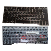 GZEELE New RU FOR Fujitsu Lifebook E733 E734 E743 E744 keyboard silver gray frame Without Backlit Russian laptop keyboard
