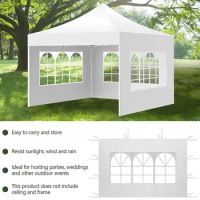 Oxford Cloth Outdoor Portable Without Canopy Tops Frame 3*2m Rainproof Shade Waterproof Tents Garden Tent Side Shelter Shelt P4Y