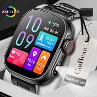 2023New ECG+PPG AMOLED Screen Smart Watch Bluetooth Call Music player Man Watch Sport Waterproof Smartwatch For Huawei Watch GT4