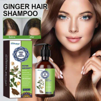 Hair Loss Shampoo for Men, Fast Hair Growth and Thickening Treatment with Ginger , Cleansing Scalp and Revitalizing Hair