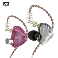 KZ ZSX Earphones 1DD+5BA Hybrid Technology In-ear HIFI Metal Headphone Music Sport Earbuds KZ ZS10 PRO AS12 AS16 ZSN PRO C12 DM7