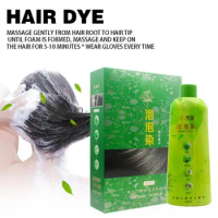 Bimei Silk Bubble Hair Dye Inalsion Brimless Shampoo Shampoo Dye Hair New Rapid Hair 500ml Shampoo Color Fast Black