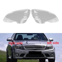 NEW-for Benz W204 C180 C200 2008-2010 Headlight Shell Lamp Shade Transparent Lens Cover Headlight Cover
