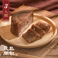【良品開飯】南門系列 傳統紅豆甜粿年糕3顆組(每顆550g共3顆 南門市場得獎年菜)
