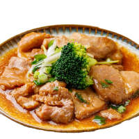 【紅杉食品】懷舊醬燒豚10包入 180G/包(非即食 需加熱烹飪 快速料理包 豬肉片)