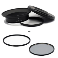 STC Screw-in Lens Adapter 濾鏡接環組+UV保護鏡+CPL偏光鏡 105mm (for OLYMPUS 7-14mm專用)